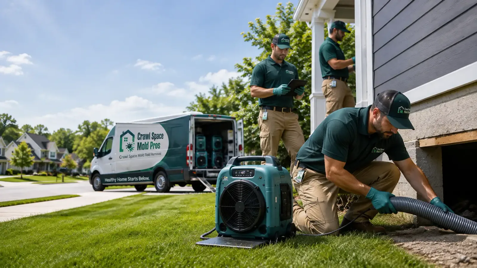 Crawl Space Mold Removal in Allenton, WI